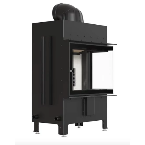 KRATKI LUCY 12 NEW JOBBOS Oldalüveges kandallóbetét világos belső burkolattal