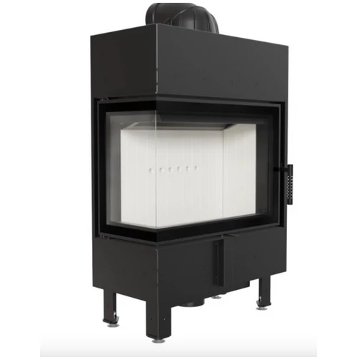 KRATKI LUCY 12 SLIM BALOS Oldalüveges kandallóbetét világos belső burkolattal