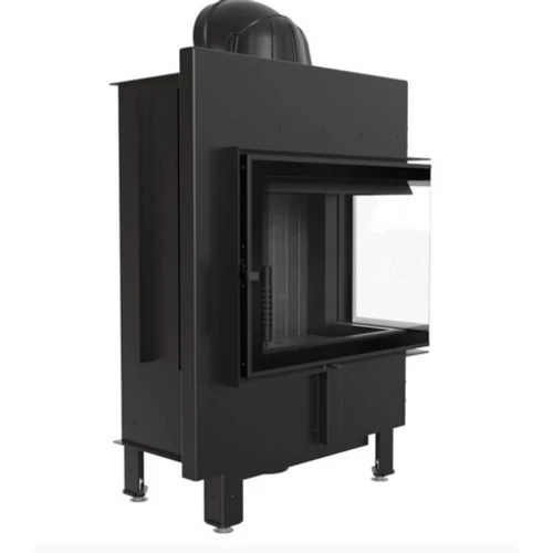 KRATKI LUCY 12 SLIM JOBBOS Oldalüveges kandallóbetét fekete belső burkolattal