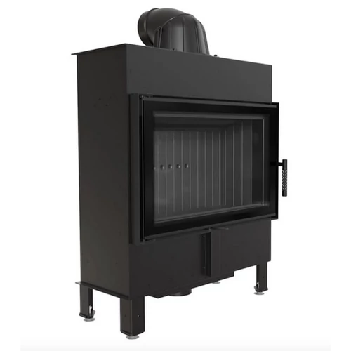 KRATKI LUCY 14 SLIM BALOS Oldalüveges kandallóbetét fekete belső burkolattal