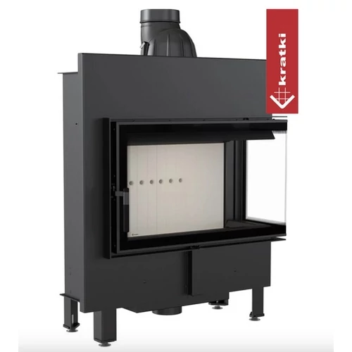 KRATKI LUCY 14 SLIM JOBBOS Oldalüveges kandallóbetét világos belső burkolattal