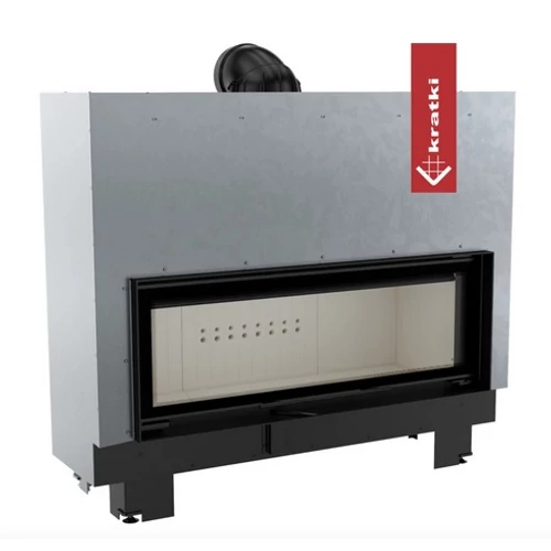 KRATKI MB 120 LIFTES Kandallóbetét világos belső burkolattal