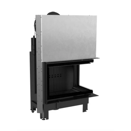 KRATKI MBA 17 JOBBOS LIFTES Oldalüveges kandallóbetét fekete belső burkolattal