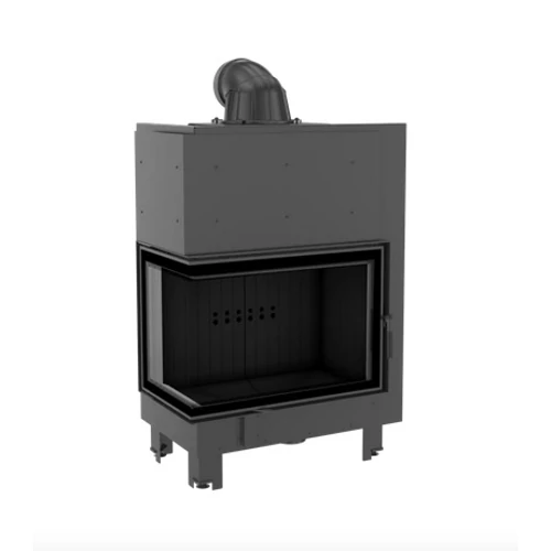 KRATKI MBA BALOS EGYBENYÍLÓ Oldalüveges kandallóbetét fekete belső burkolattal 