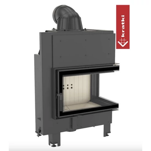 KRATKI MBM JOBBOS EGYBENYÍLÓ Oldalüveges kandallóbetét világos belső burkolattal 