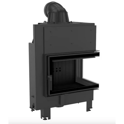 KRATKI MBM JOBBOS EGYBENYÍLÓ Oldalüveges kandallóbetét fekete belső burkolattal 