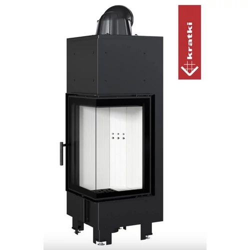 KRATKI MBN 680 JOBBOS Oldalüveges kandallóbetét világos belső burkolattal