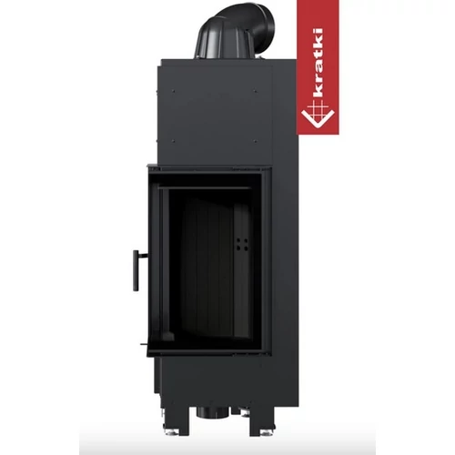 KRATKI MBN 680 JOBBOS Oldalüveges kandallóbetét fekete belső burkolattal