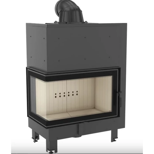 KRATKI MBO BALOS EGYBENYÍLÓ Oldalüveges kandallóbetét világos belső burkolattal