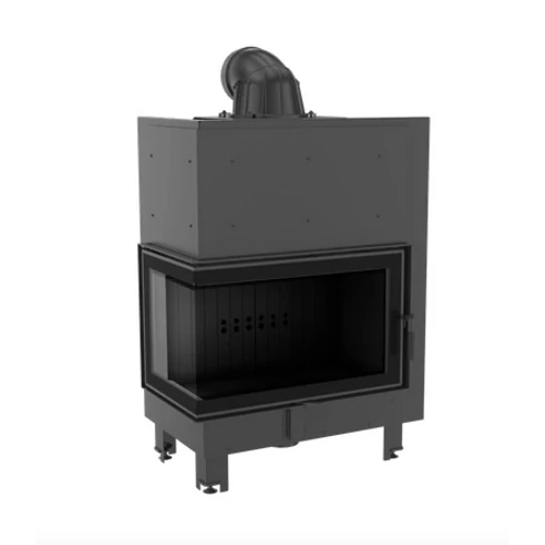 KRATKI MBO BALOS EGYBENYÍLÓ Oldalüveges kandallóbetét fekete belső burkolattal