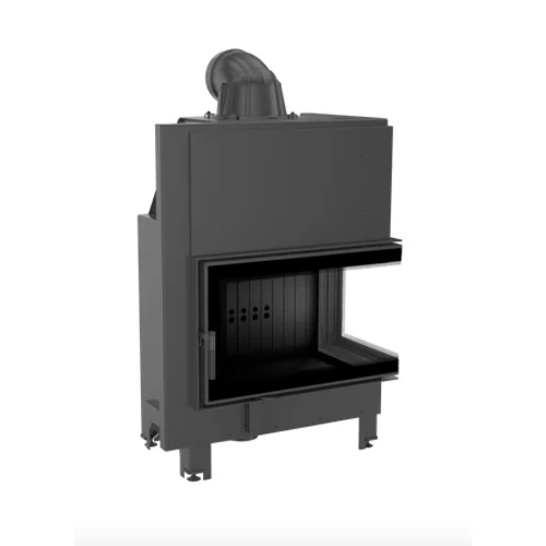 KRATKI MBO JOBBOS EGYBENYÍLÓ Oldalüveges kandallóbetét fekete belső burkolattal