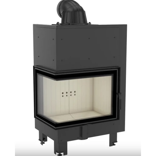 KRATKI MBZ BALOS Oldalüveges kandallóbetét világos belső burkolattal