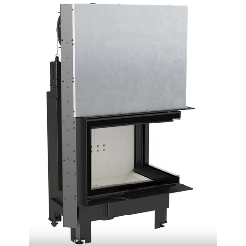 KRATKI MBZ JOBBOS LIFTES Oldalüveges kandallóbetét világos belső burkolattal