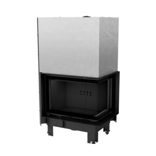 KRATKI MBZ JOBBOS LIFTES Oldalüveges kandallóbetét fekete belső burkolattal