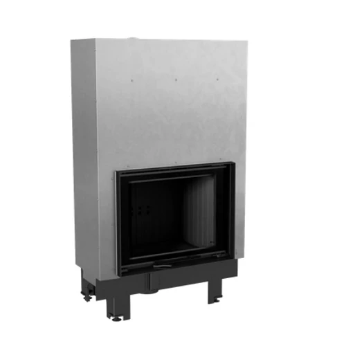 KRATKI MBZ LIFTES Síküveges kandallóbetét fekete belső burkolattal