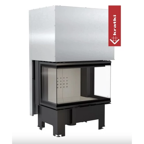 KRATKI NBC 10 HÁROM OLDALAS Kandallóbetét világos belső burkolattal