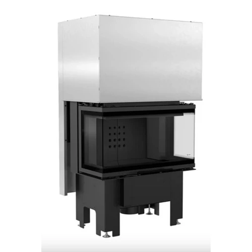 KRATKI NBC 7 Három oldalas üvegezéssel fekete belső burkolattal