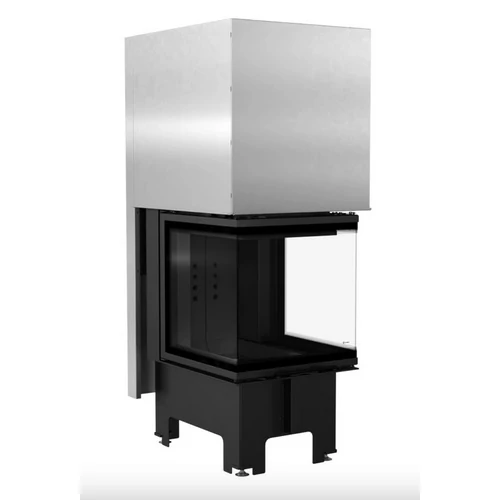 KRATKI NBC 8 Három oldalas üvegezéssel fekete belső burkolattal