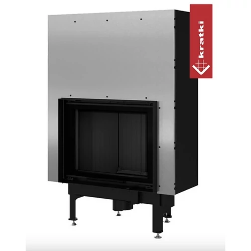 KRATKI NADIA 10 LIFTES Síküveges kandallóbetét fekete belső burkolattal