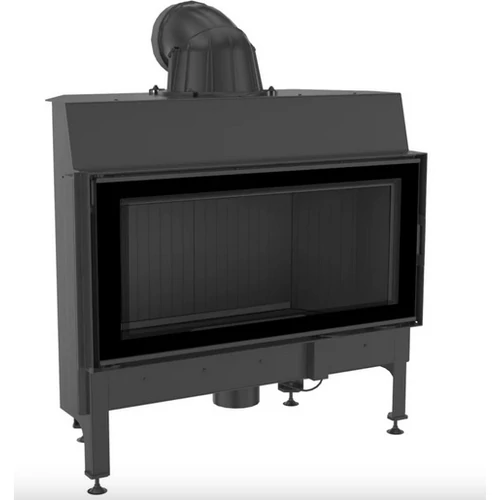 KRATKI NADIA 14 Síküveges kandallóbetét fekete belső burkolattal 