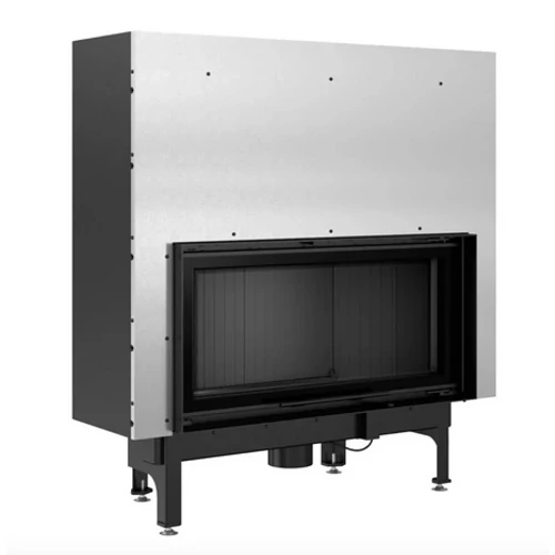 KRATKI NADIA 14 LIFTES Síküveges kandallóbetét fekete belső burkolattal