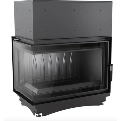 KRATKI OLIWIA DECO BALOS EGYBENYÍLÓ Oldalüveges kandallóbetét fekete belső burkolattal