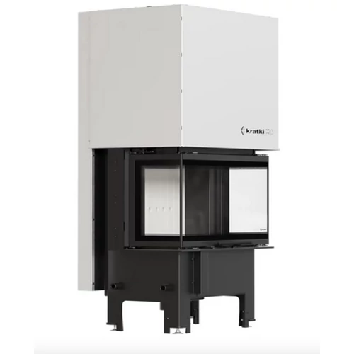 KRATKI REGNOR 6 kW HÁROM OLDALAS kandallóbetét világos belső burkolattal