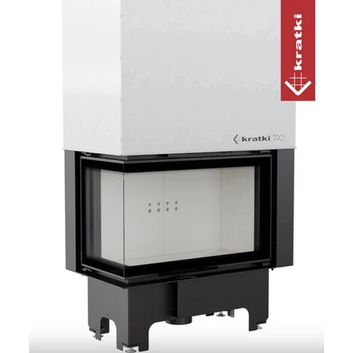 KRATKI VN 810/410 bal oldalüveges kandallóbetét világos belső burkolattal