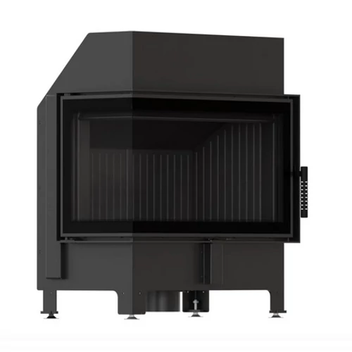 KRATKI ZIBI ECO BALOS EGYBENYÍLÓ Oldalüveges kandallóbetét fekete belső burkolattal