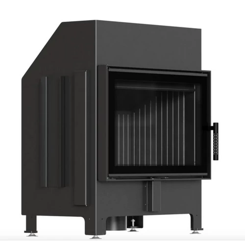 KRATKI ZIBI ECO Síküveges kandallóbetét fekete belső burkolattal