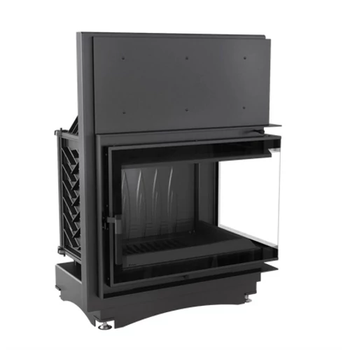 KRATKI ZUZIA DECO JOBBOS EGYBENYÍLÓ Kandallóbetét fekete belső burkolattal