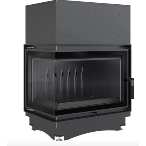 KRATKI ZUZIA ECO BALOS DECO Kandallóbetét 200 mm füstcsősonk átmérővel fekete belső burkolattal