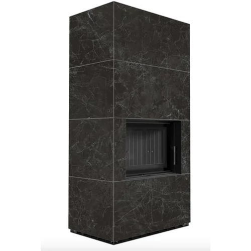 KRATKI FLOKI BOX 8 kW NATURALI NERO GRECO KANDALLÓ KŐ KÜLSŐ, FEKETE BELSŐ BURKOLATTAL