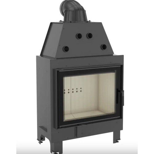 KRATKI MBA 17 Síküveges öntvény kandallóbetét világos belső burkolattal