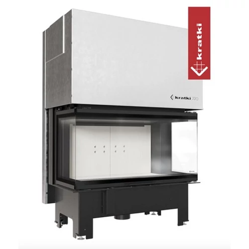 KRATKI NBC 15 HÁROM OLDALAS Kandallóbetét világos belső burkolattal