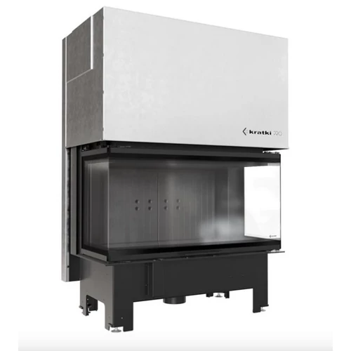 KRATKI NBC 15 HÁROM OLDALAS Kandallóbetét fekete belső burkolattal