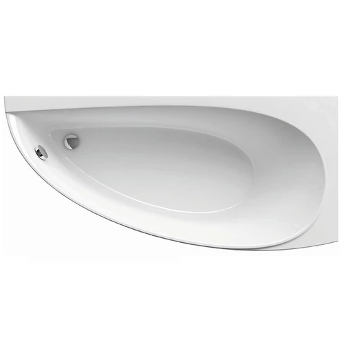 RAVAK Avocado asszimetrikus hófehér színű akril jobbos sarokkád 150x75