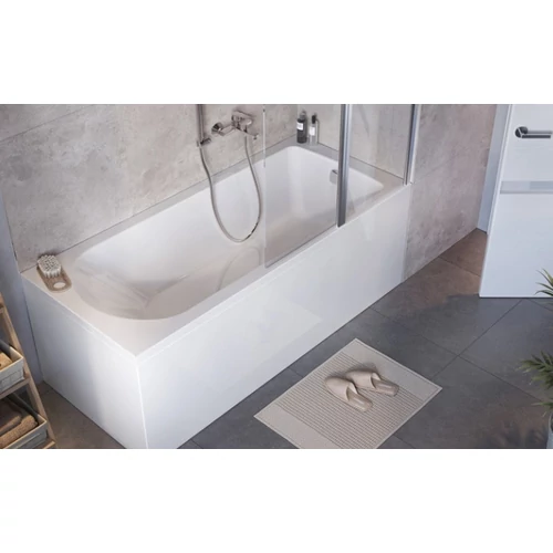 RAVAK Flow téglalap alakú fehér színű akril kád 160x75