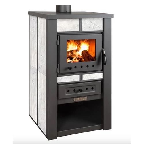 WARNEX Alpina fehér csempés kandalló 8 kW